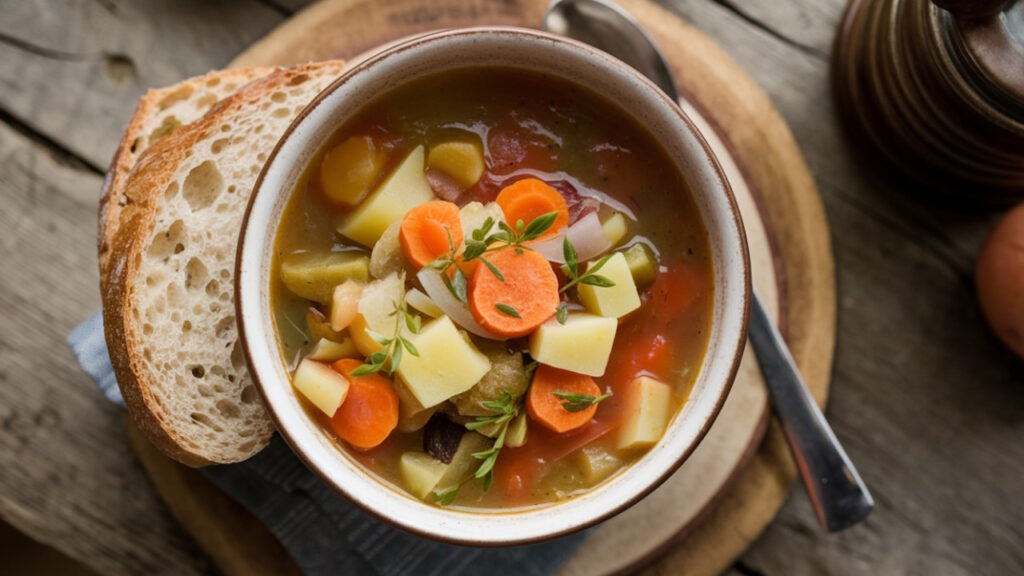 soupe de légumes maison