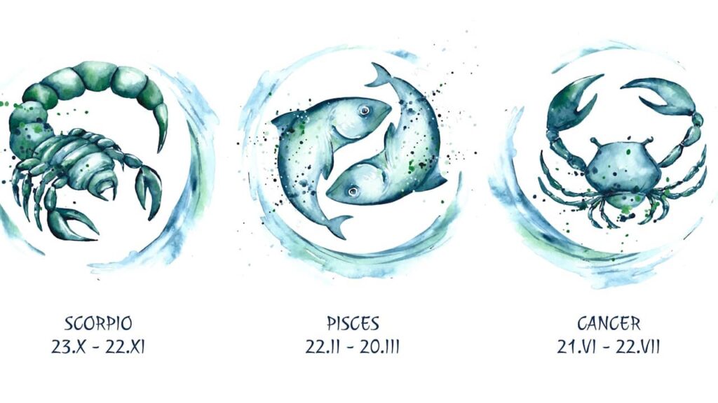 trois signes eau astrologie