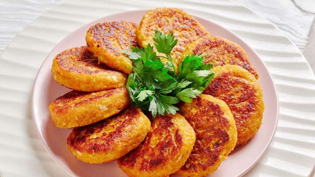Galettes de patate douce