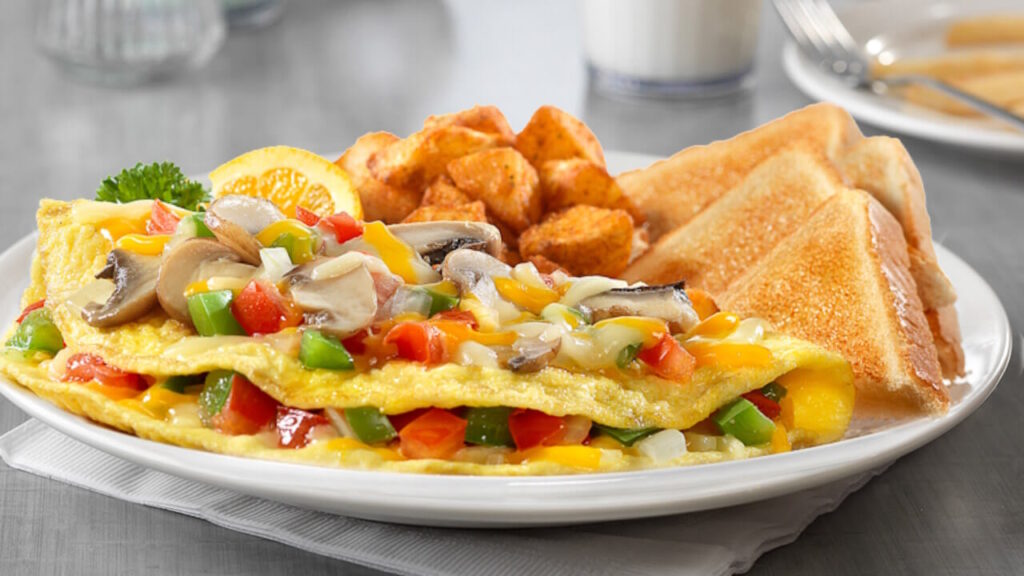 Les omelettes aux légumes