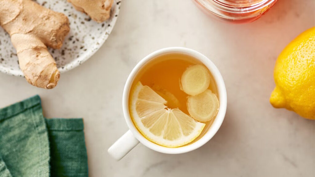 L’infusion de gingembre et citron