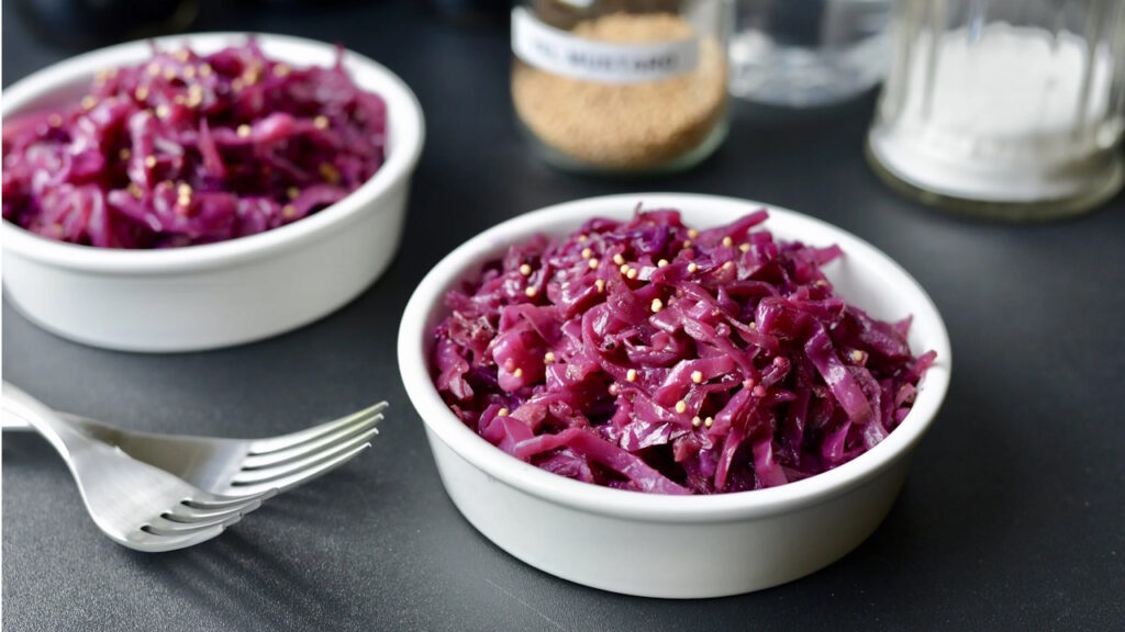 Poêlée de chou rouge aux oignons
