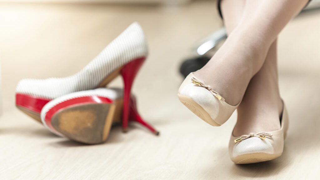 Porter des chaussures inadaptées