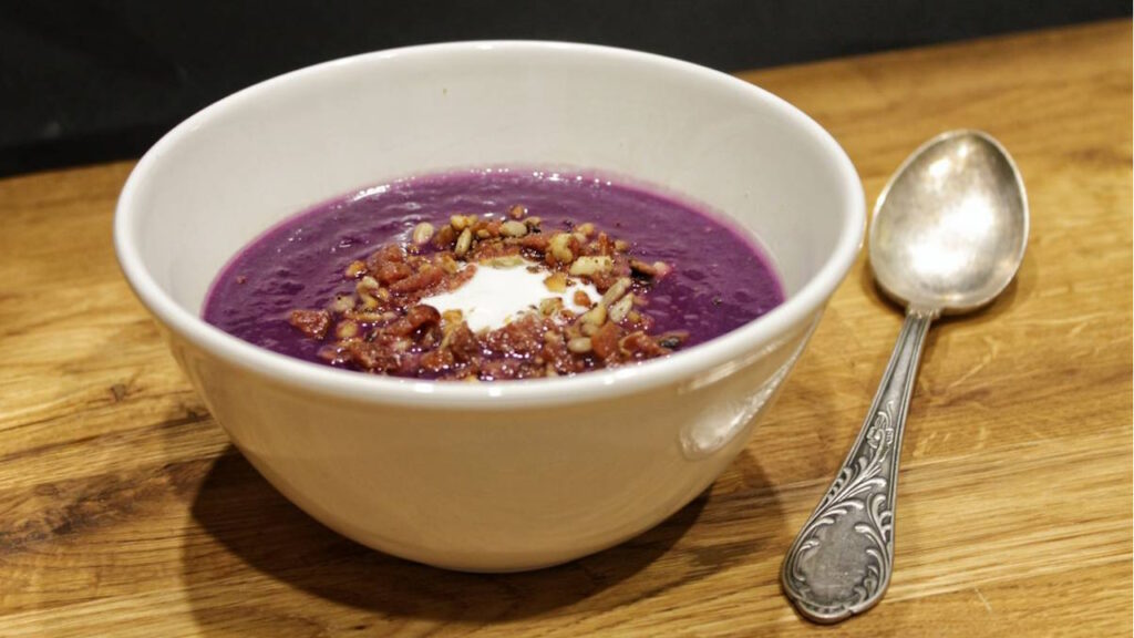 Soupe de chou rouge