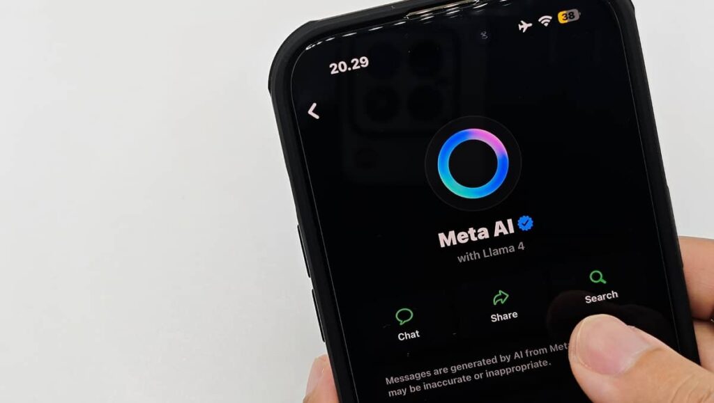 Engager la discussion avec Meta AI