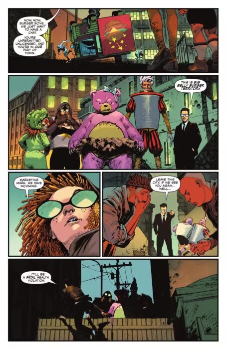 Green Lantern #36 : bienvenue chez Big Belly Burger, la terreur au menu