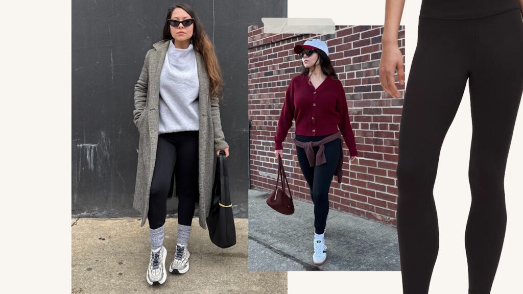Leggings, sandales, pièces basiques