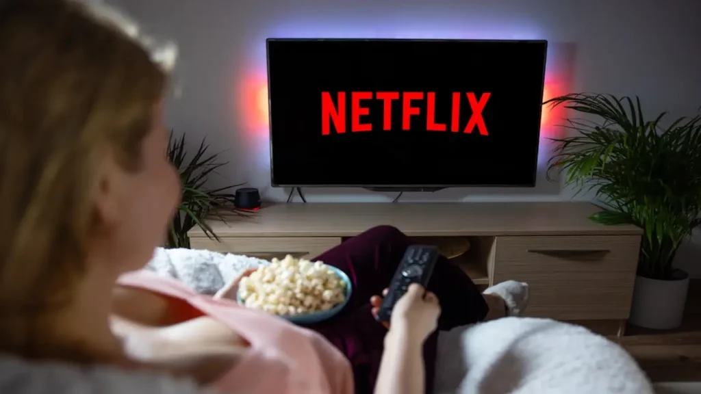 binge watching netflix