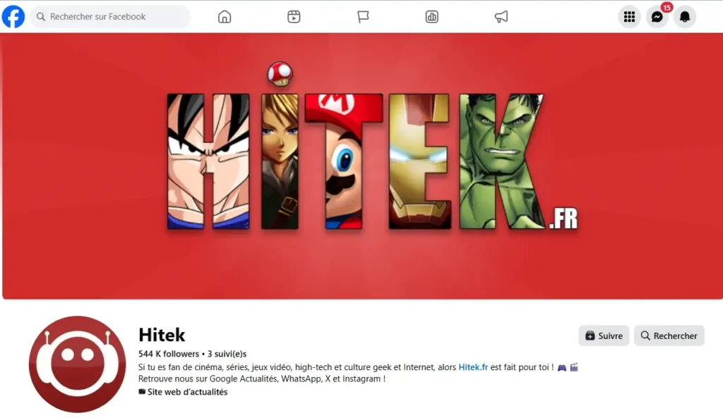 hitek page facebook