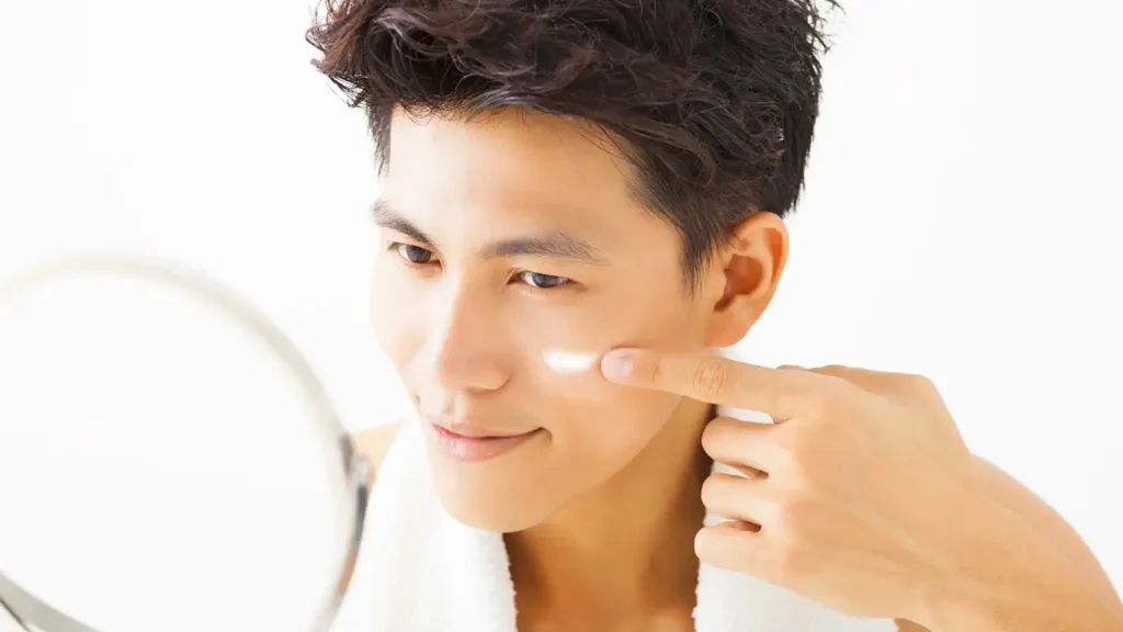 routine solaire coréenne pour homme