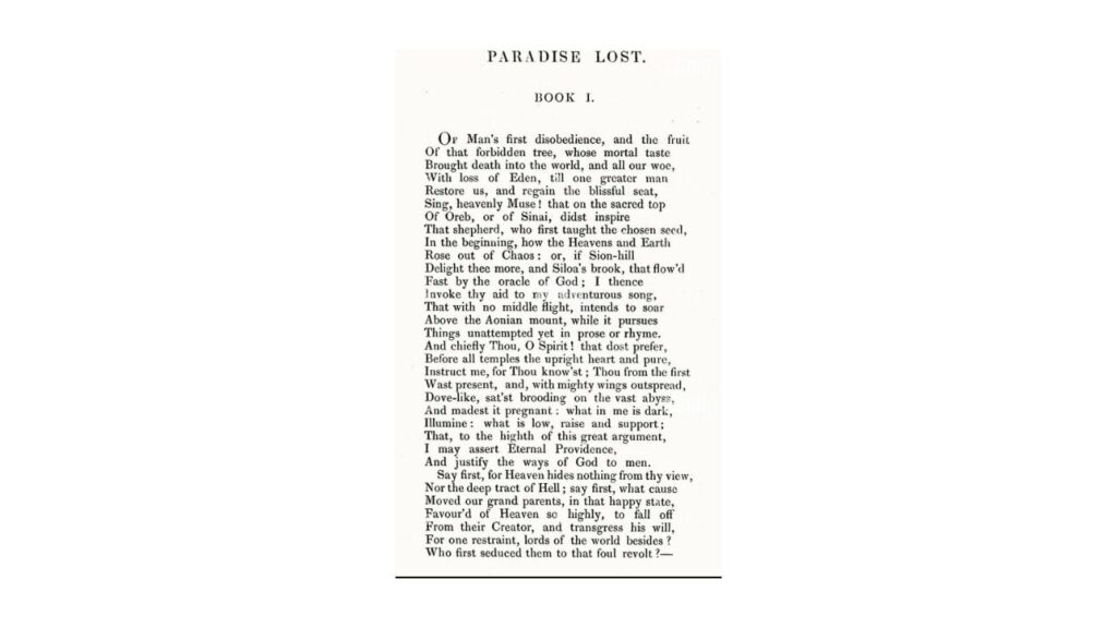 poeme paradise lost