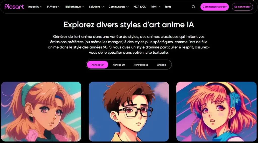 PicsArt IA anime