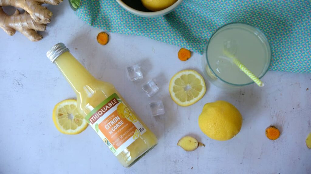 sirop citron de corse