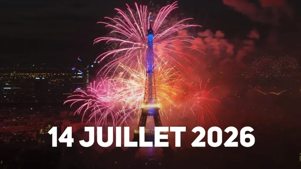 Vidéo replay : le feu d’artifice du 14 juillet 2026 à la Tour Eiffel Paris Vidéo : le feu d'artifice du 14 juillet 2026 à la Tour Eiffel Paris
