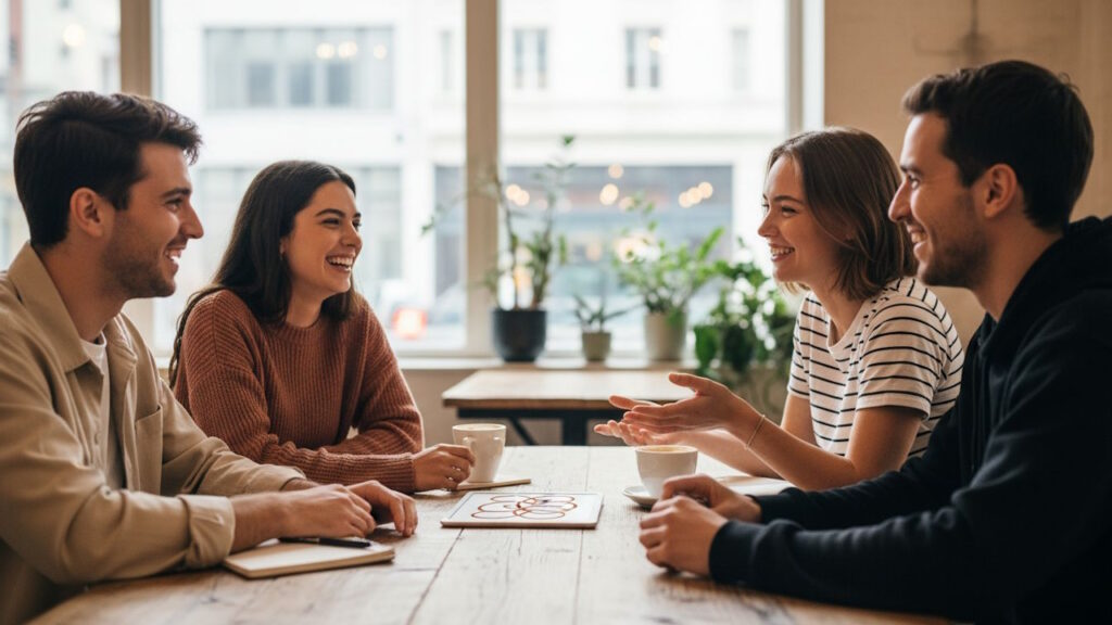 Elle compare les nouvelles personnes à vous
