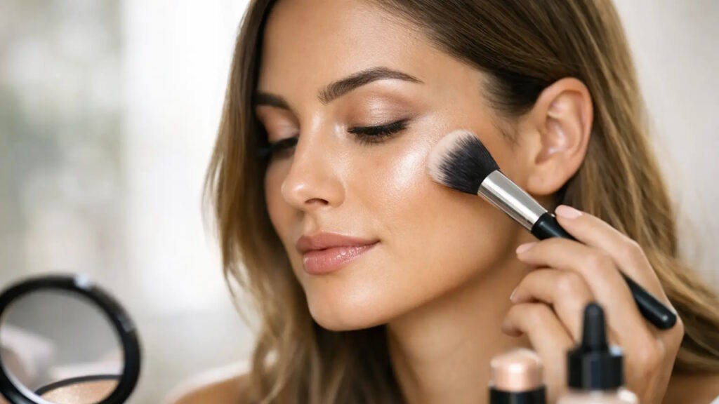 Illuminer certaines zones du visage