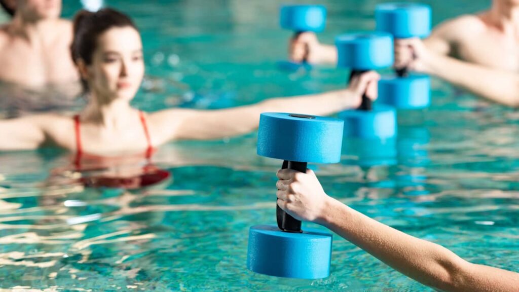 cours piscine poids