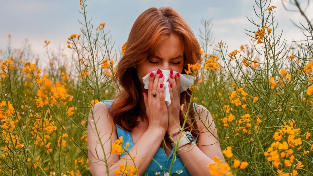 Rhume des foins : allergie au pollen
