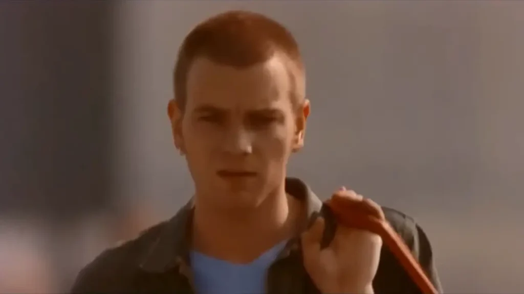 Trainspotting plan final de Renton (Ewan McGregor)