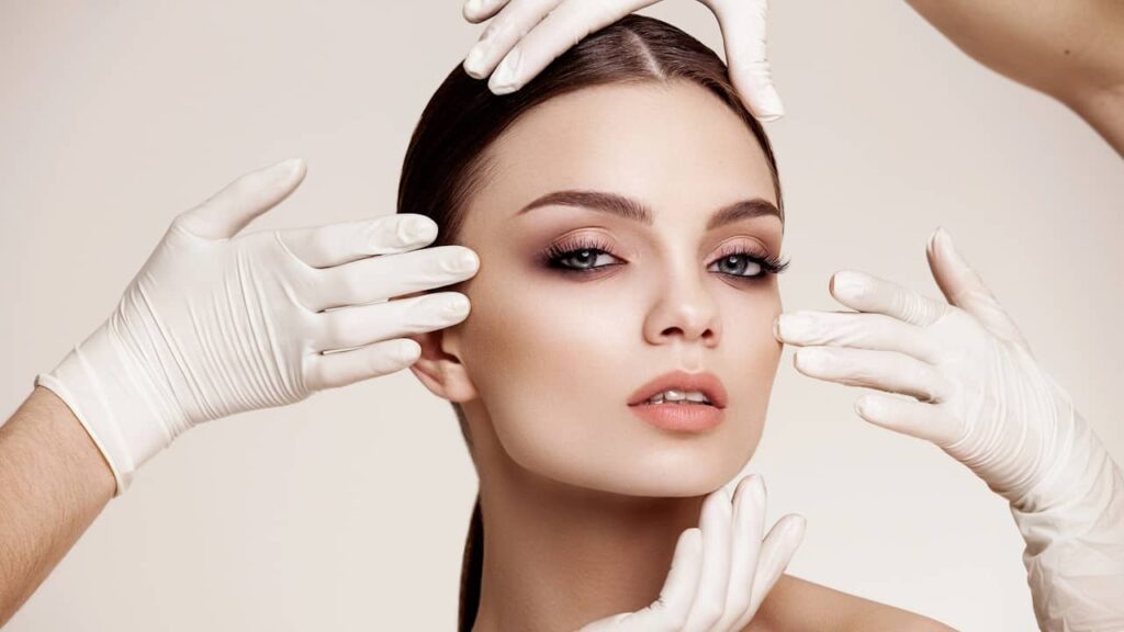 femme visage parfait