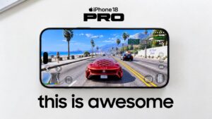 iPhone 18 Pro jeux AAA