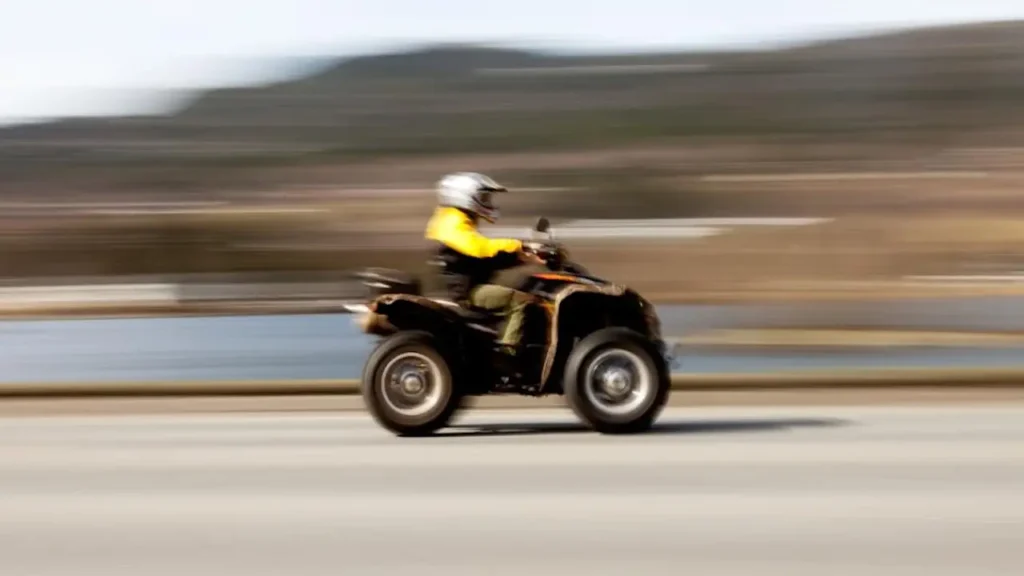 quad sur route