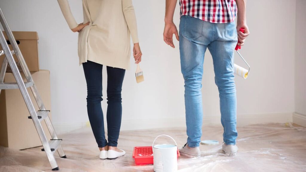 travaux appartement peinture
