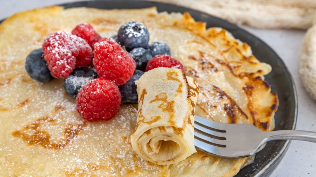 Des crêpes ou des pancakes pour utiliser les ingrédients de base