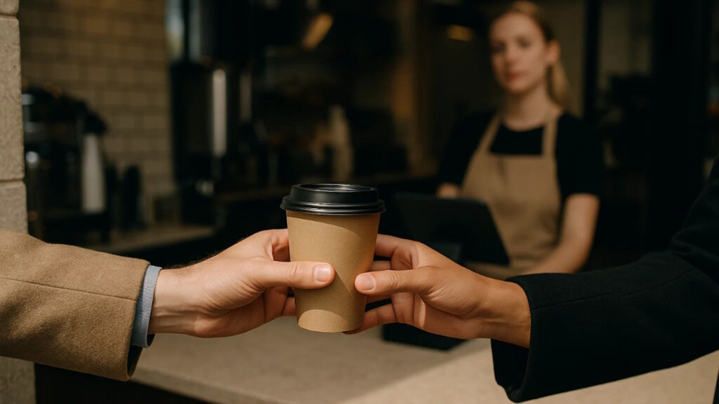Le café acheté à l’extérieur