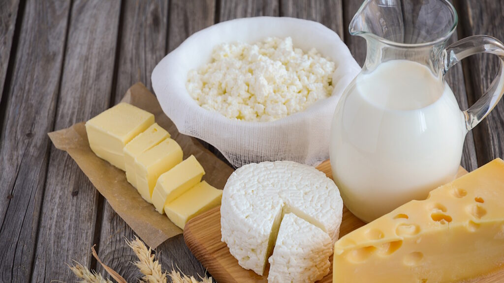 Le lait et les produits laitiers