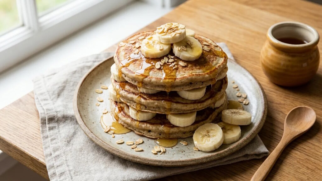 Réalisez des pancakes à la banane