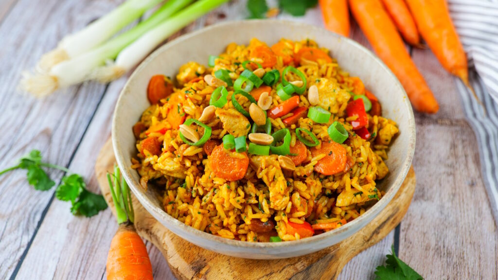 Un riz sauté avec les restes disponibles