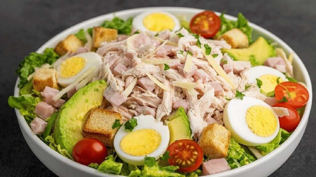 Une salade complète avec les conserves du placard
