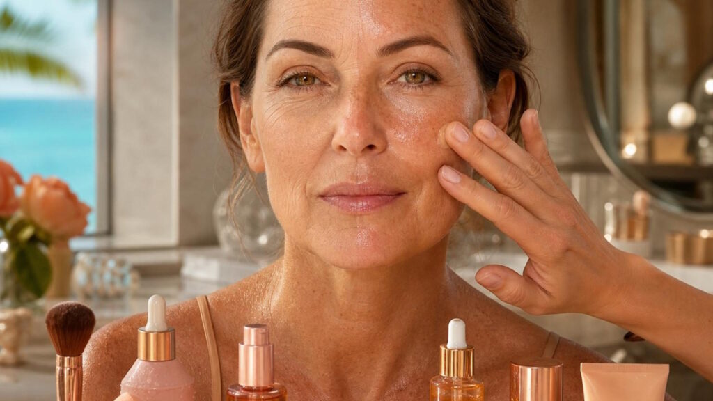 Utiliser trop de produit pour masquer les imperfections