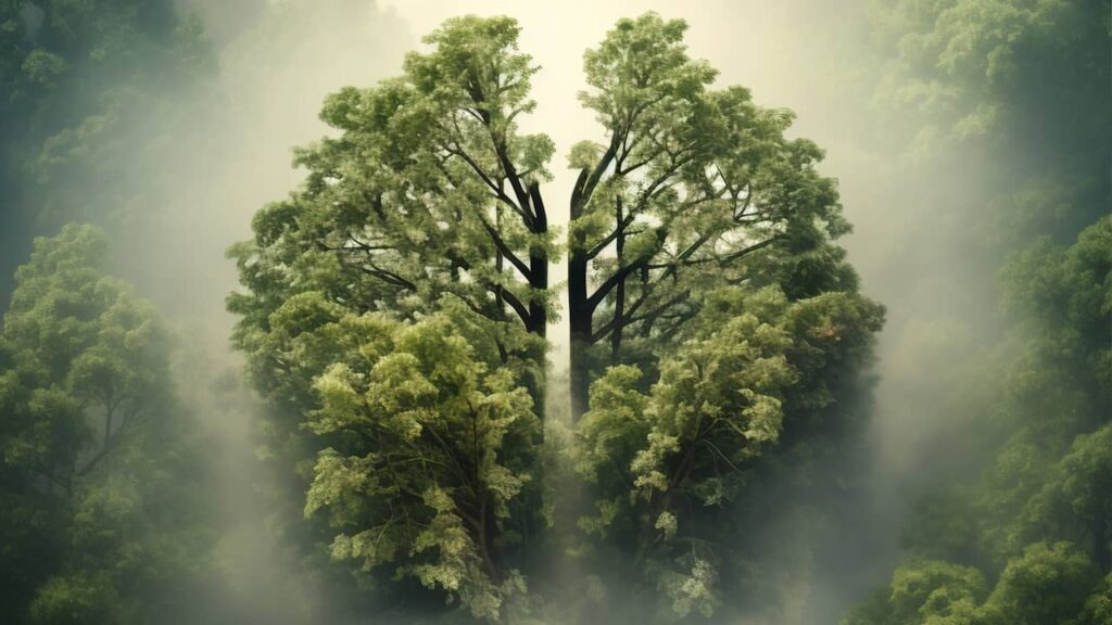 arbre poumon vert