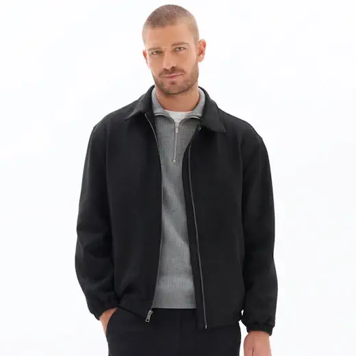 bomber homme noir