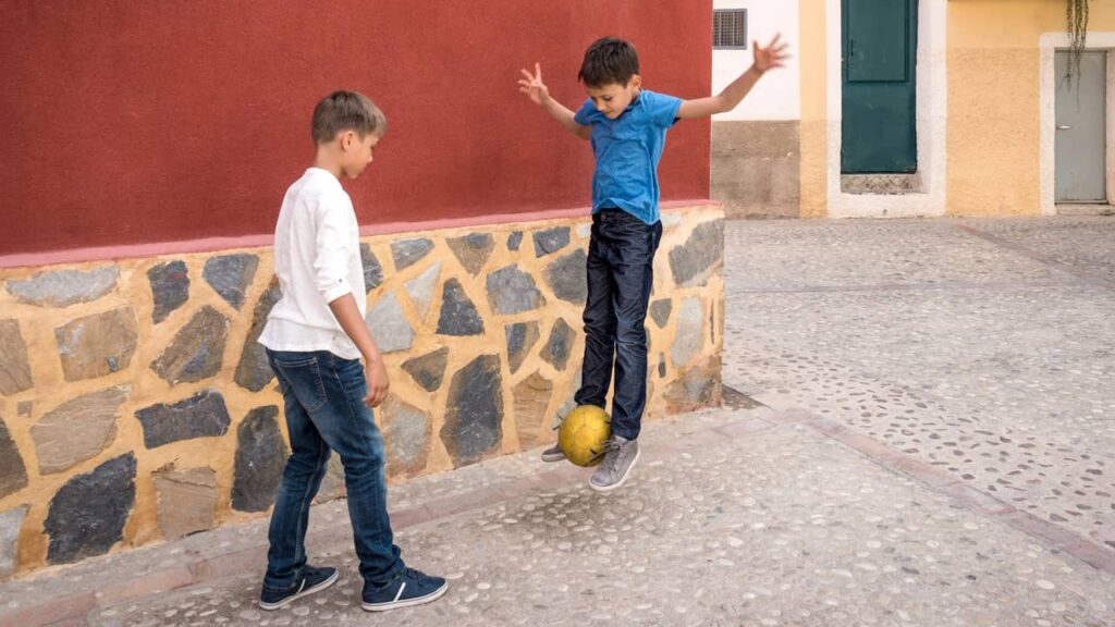 enfants garcons foot