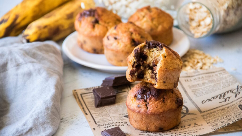 muffins banane