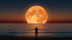 Pourquoi la Lune paraît plus grosse à l'horizon : l'illusion lunaire