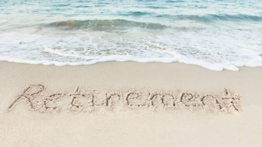retirement plage mer
